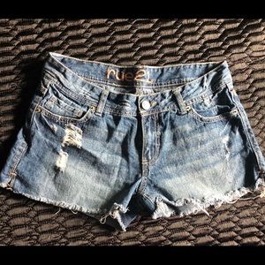 CUTE!!!  Rue 21 Jean Shorts size 7/8